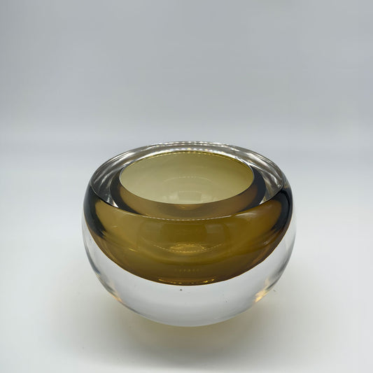 Olive Glass Bowl