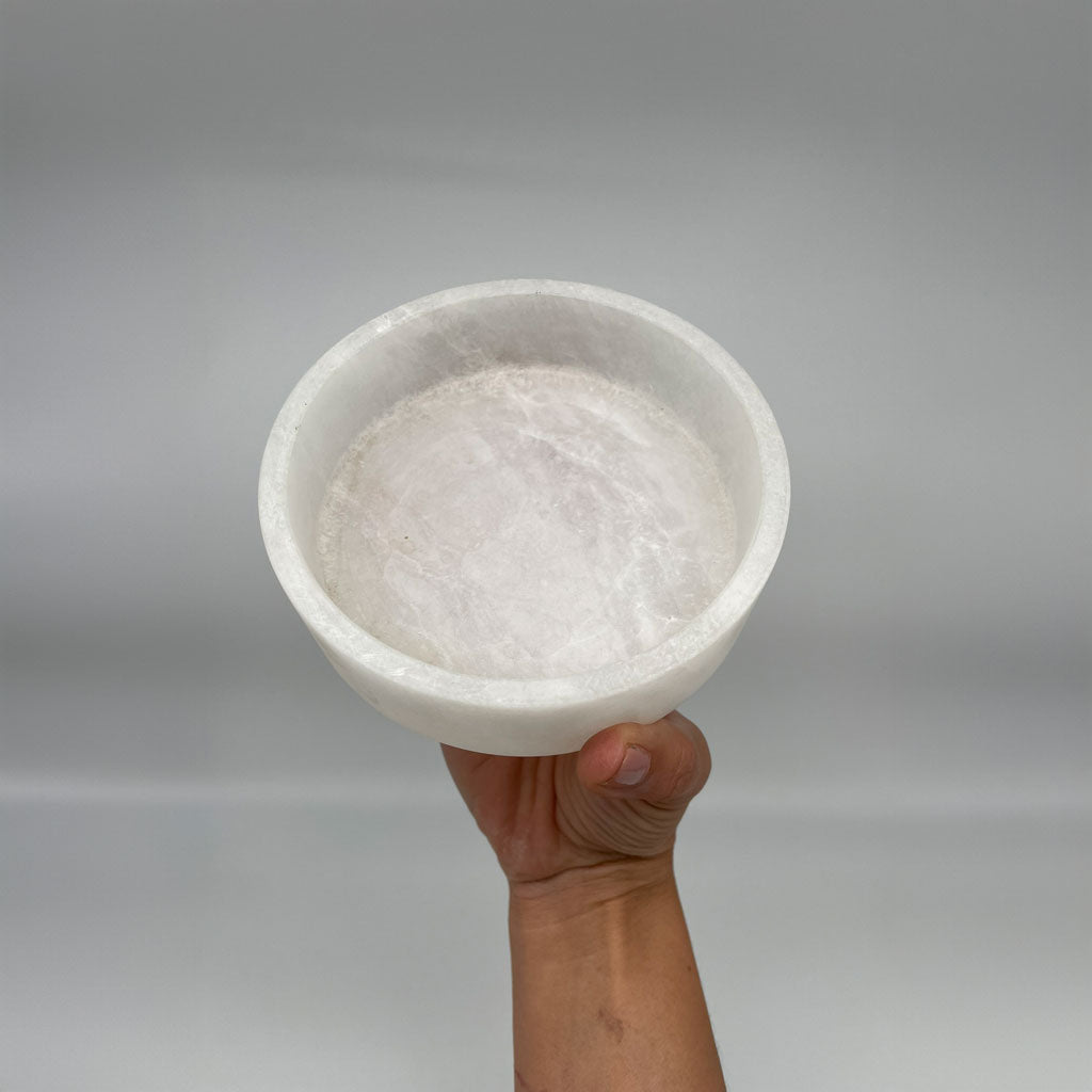 White Alabaster Marble Dish